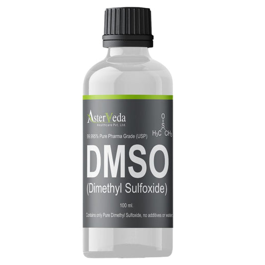 DMSO (Dimethyl Sulfoxide) 99.99% Pure Pharma Grade 100ML