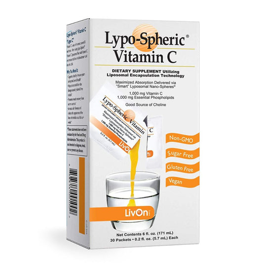 Lypo-Spheric® Vitamin C – Liposomal Technology from Livon-Labs USA- 30 Sachet