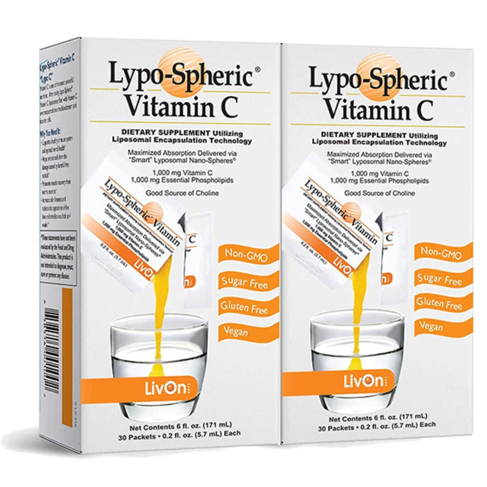 Lypo-Spheric® Vitamin C – Liposomal Technology from Livon-Labs USA- 30 Sachet