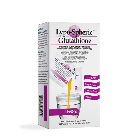 Lypo-Spheric Glutathione | Liposomal Technology From Livon-Labs USA - 30 Sachets