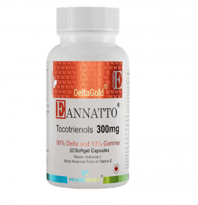 Tocotrienols Vitamin E - 300mg 30-softgels |Eannatto Deltagold (90% Delta & 10% Gamma)